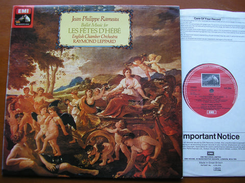 RAMEAU: LES FETES d'HEBE     CONNORS / ENGLISH CHAMBER ORCHESTRA / LEPPARD     ASD 3084