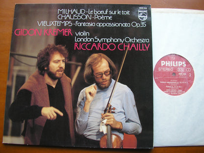 MILHAUD / CHAUSSON / VIEUXTEMPS: WORKS FOR VIOLIN & ORCHESTRA    KREMER / LONDON SYMPHONY / CHAILLY     9500 930