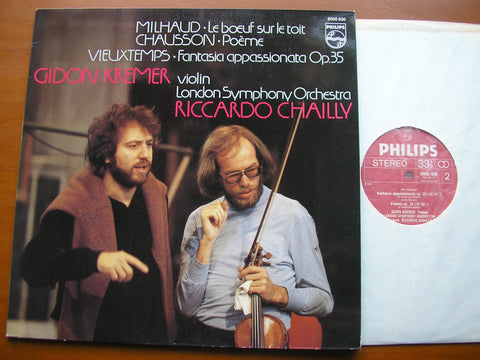 MILHAUD / CHAUSSON / VIEUXTEMPS: WORKS FOR VIOLIN & ORCHESTRA    KREMER / LONDON SYMPHONY / CHAILLY     9500 930