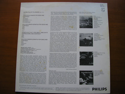 TELEMANN: MUSIC FOR OBOE     HOLLIGER / JACCOTTET / HOSTETTLER / SAX / MERMOUD     9500 441