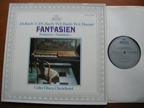 FANTASIEN: BACH JS / BACH CPE / BACH WF / MOZART  -    FANTASIES FOR HARPSICHORD       COLIN TILNEY    2533 326