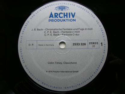 FANTASIEN: BACH JS / BACH CPE / BACH WF / MOZART  -    FANTASIES FOR HARPSICHORD       COLIN TILNEY    2533 326
