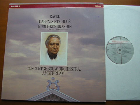 RAVEL: DAPHNIS & CHLOE complete ballet     KONDRASHIN / CONCERTGEBOUW ORCHESTRA    412 071