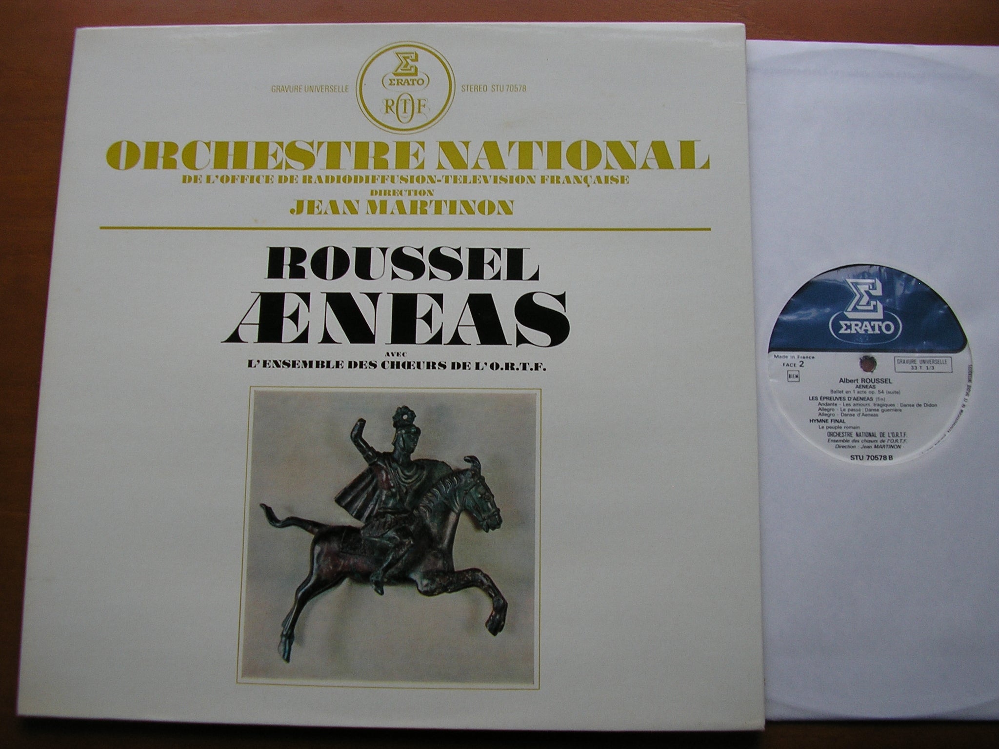 ROUSSEL: AENEAS complete ballet MARTINON / FRENCH NATIONAL RADIO ORCHE ...