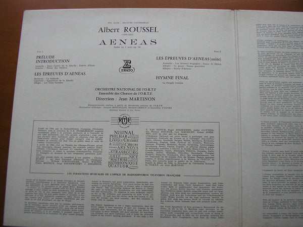 ROUSSEL: AENEAS complete ballet MARTINON / FRENCH NATIONAL RADIO ORCHE ...