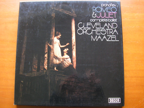 PROKOFIEV: ROMEO & JULIET  Complete Ballet    MAAZEL / CLEVELAND   SXL 6620 / 2