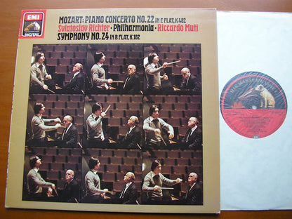 MOZART: PIANO CONCERTO No. 22 / SYMPHONY No. 24     RICHTER / PHILHARMONIA / MUTI    ASD 1435281