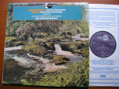 MENDELSSOHN & BRUCH: VIOLIN CONCERTOS     CAMPOLI / LONDON PHILHARMONIC / BOULT     ECS 775