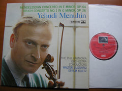 MENDELSSOHN & BRUCH: VIOLIN CONCERTOS      MENUHIN / PHILHARMONIA / SUSSKIND / KURZ      ASD 334