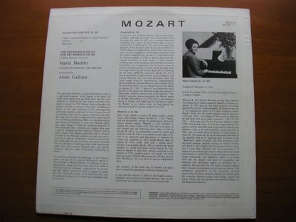 MOZART: PIANO CONCERTO No. 25 / RONDOS K382 & K386    HAEBLER / LONDON SYMPHONY / GALLIERA     SAL 3718