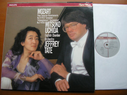 MOZART: PIANO CONCERTOS Nos. 26 & 27     UCHIDA / ENGLISH CHAMBER ORCHESTRA / JEFFREY TATE      420 951