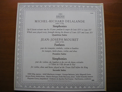 DELALANDE / MOURET: FANFARES & SIMPHONIES     PAUL KUENTZ CHAMBER ORCHESTRA / KUENTZ    198 333