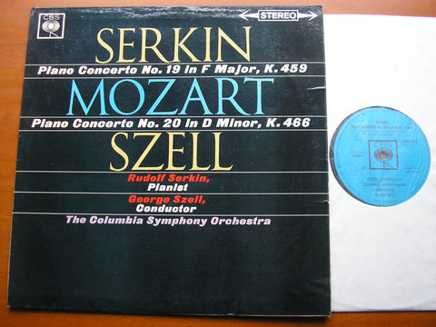 MOZART: PIANO CONCERTOS Nos. 19 & 20      SERKIN / COLUMBIA SYMPHONY / SZELL    SBRG 72178