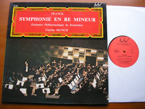 FRANCK: SYMPHONY in D      CHARLES MUNCH / ROTTERDAM PHILHARMONIC      FC 411