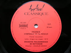 FRANCK: SYMPHONY in D      MUNCH / ROTTERDAM PHILHARMONIC ORCHESTRA      FC 411