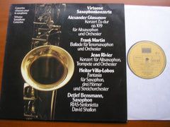 MUSIC FOR SAXOPHONE: GLAZOUNOV / RIVIER / MARTIN / VILLA-LOBOS      BENSMANN / RIAS SINFONIETTA / SHALLON      VMS 2065