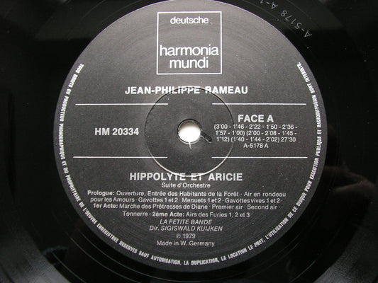 RAMEAU: HIPPOLYTE & ARICIE     LA PETIT BANDE / SIGISWALD KUIJKEN    HM 20334