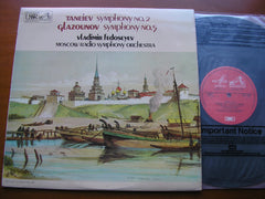 TANEIEV: SYMPHONY No. 2 / GLAZOUNOV: SYMPHONY No.5      FEDOSEYEV / MOSCOW RADIO SYMPHONY      ASD 3363