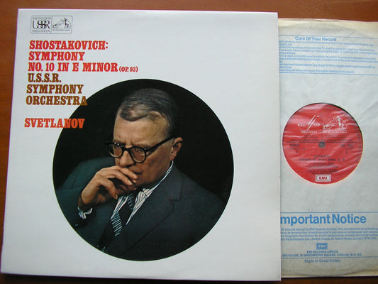 SHOSTAKOVICH: SYMPHONY No. 10     SVETLANOV / USSR SYMPHONY     ASD 2420