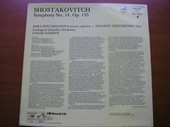 SHOSTAKOVICH: SYMPHONY No. 14    DOLUKHANOVA / NESTERENKO / LENINGRAD CHAMBER ORCHESTRA / GOZMAN    ASD 3481