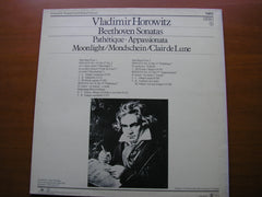 BEETHOVEN: PIANO SONATAS Nos. 8 Pathetique  /  14 Moonlight  /  23 Appassionata      HOROWITZ     76892