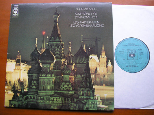 SHOSTAKOVICH: SYMPHONIES Nos. 1 & 9      BERNSTEIN / NEW YORK PHILHARMONIC    73050