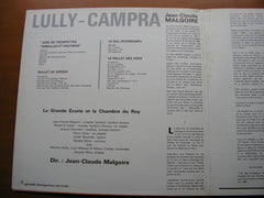 LULLY: MUSIC FOR TRUMPETS, DRUMS & OBOES / XERXES ballet music / CAMPRA: Ballet Music     MALGOIRE / LA GRANDE ECURIE ET LA CHAMBRE DU ROI     75589