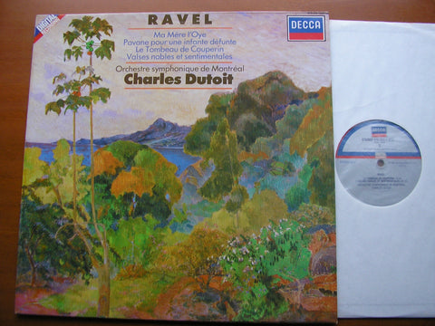 RAVEL: MA MERE L'OYE / LE TOMBEAU DE COUPERIN / VALSES NOBLES ET SENTIMENTALE     DUTOIT / MONTREAL SYMPHONY   410 254