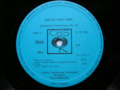 BERLIOZ: SYMPHONIE FANTASTIQUE     BOULEZ / LONDON SYMPHONY     75704