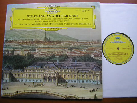 MOZART: VIOLIN CONCERTO No. 1 / ADAGIO K261 / RONDOS K269 & K373   SCHNEIDERHAN / BERLIN PHILHARMONIC   139 464