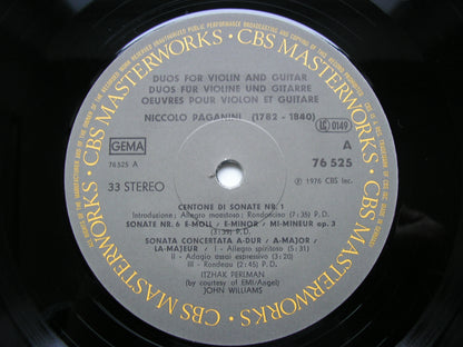 PAGANINI & GIULIANI: DUOS FOR VIOLIN & GUITAR    PERLMAN / WILLIAMS     76525