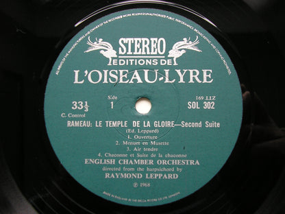 CAMPRA: L'EUROPE GALANT Suite / RAMEAU: LA TEMPLE DE LA GLOIRE Suite     LEPPARD / ENGLISH CHAMBER ORCHESTRA    SOL 302