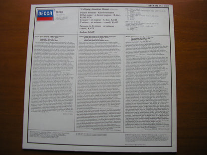 MOZART: PIANO SONATAS K333 / K457 / K545 / FANTASIA K475     ANDRAS SCHIFF      SXL 6997