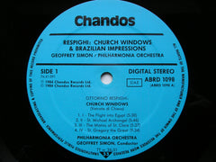 RESPIGHI: CHURCH WINDOWS / BRAZILIAN IMPRESSIONS     SIMON / PHILHARMONIA   ABRD 1098