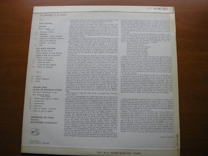 MESSAGER: Ballet Music / HAHN: LE BAL DE BEATRICE D'ESTE ballet music     JACQUILLAT / ORCHESTRE DE PARIS     053 -  10017