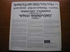 DANCES OF OLD VIENNA: SCHUBERT / LANNER / JOHANN STRAUSS      BOSKOVSKY ENSEMBLE     SXL 6344