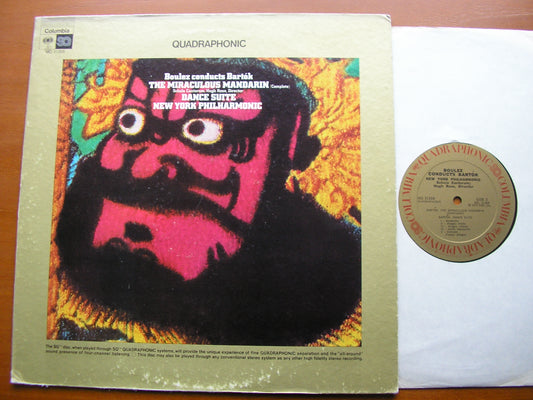 BARTOK: THE MIRACULOUS MANDARIN / DANCE SUITE  BOULEZ / NEW YORK PHILHARMONIC  MQ 31368