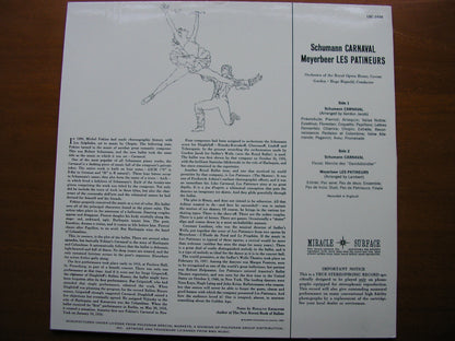 SCHUMANN: CARNAVAL / MEYERBEER: LES PATINEURS     RIGNOLD / OROHCG      LSC 2450