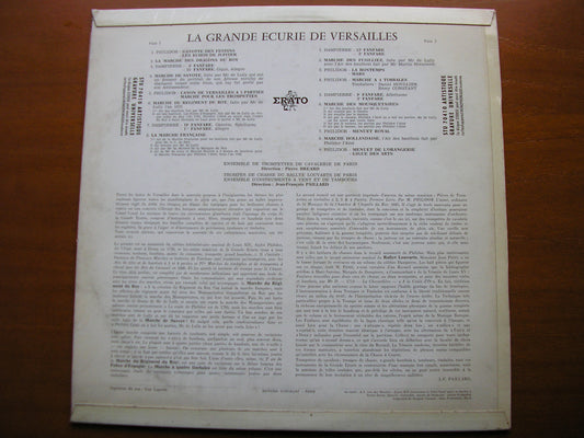 LA GRANDE ECURIE DE VERSAILLES      PHILIDOR / DAMPIERRE / LULLY      BRASS & WIND ENSEMBLES / PAILLARD      STU  70410