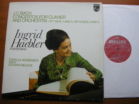 BACH, JC: FOUR CLAVIER CONCERTOS INGRID HAEBLER / CAPELLA ACADEMICA / MELKUS 6500 847