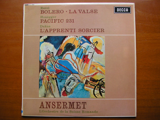 SXL 6065  RAVEL / HONEGGER / DUKAS: ORCHESTRAL WORKS     ANSERMET / SUISSE ROMANDE    ED1