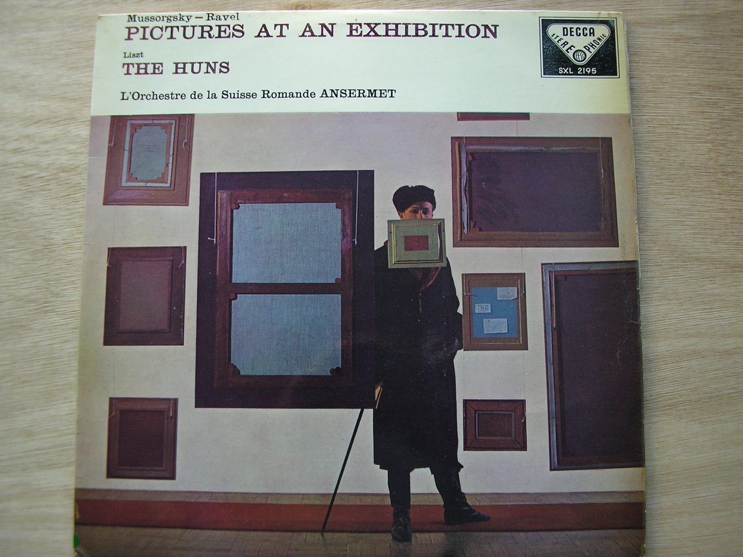 MUSSORGSKY: PICTURES AT AN EXHIBITION . LISZT: THE HUNS     AMSERMET / SUISSE ROMANDE     SXL 2195