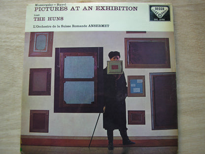MUSSORGSKY: PICTURES AT AN EXHIBITION . LISZT: THE HUNS     AMSERMET / SUISSE ROMANDE     SXL 2195