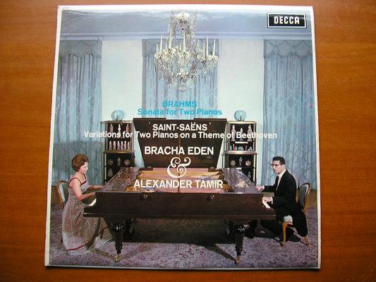 SXL 6303  BRAHMS: SONATA FOR TWO PIANOS / SAINT-SAENS: VARIATIONS      EDEN & TAMIR    ED2