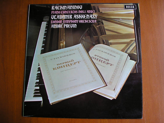 RACHMANINOV: PIANO CONCERTOS Nos. 1 & 2    ASHKENAZY / LONDON SYMPHONY / PREVIN    SXL 6554