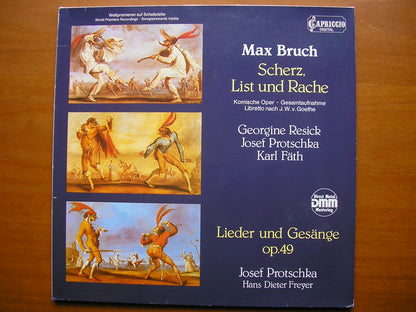BRUCH: SCHERZ, LIST UND RACHE (JOKE, TRICKERY & REVENGE)     SOLOISTS / PIANO DUO     2LP SET    C 30 034 / 1-2