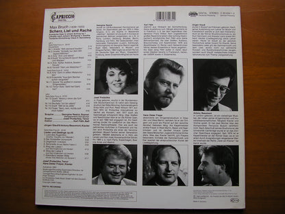 BRUCH: SCHERZ, LIST UND RACHE (JOKE, TRICKERY & REVENGE)     SOLOISTS / PIANO DUO     2LP SET    C 30 034 / 1-2