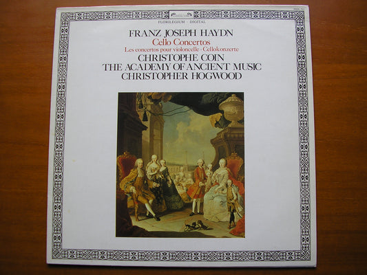 HAYDN: CELLO CONCERTOS in C  &  D       COIN / ACADEMY OF ANCIENT MUSIC / HOGWOOD      DSDL 711