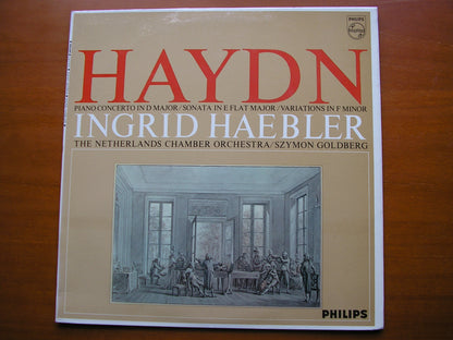 HAYDN: PIANO CONCERTO No. 11 / SONATA in E / VARIATIONS      HAEBLER / NETHERLANDS CHAMBER ORCHESTRA / GOLDBERG     SAL 3742