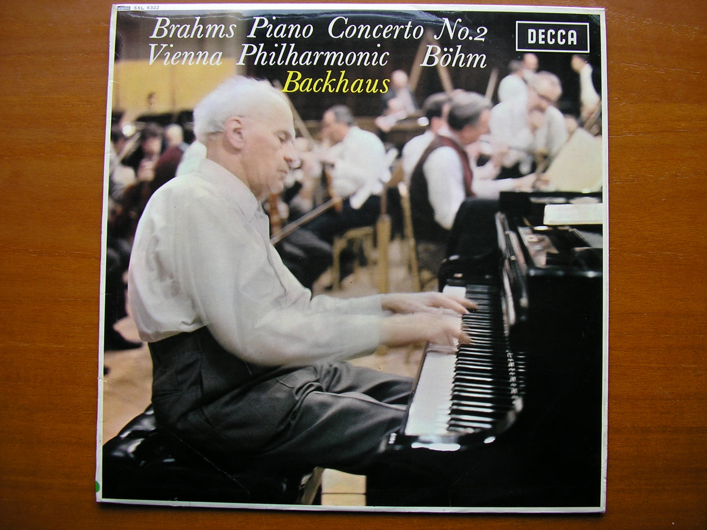 SXL 6322  BRAHMS: PIANO CONCERTO No.2     BACKHAUS / VIENNA PHILHARMONIC / BOHM     ED2